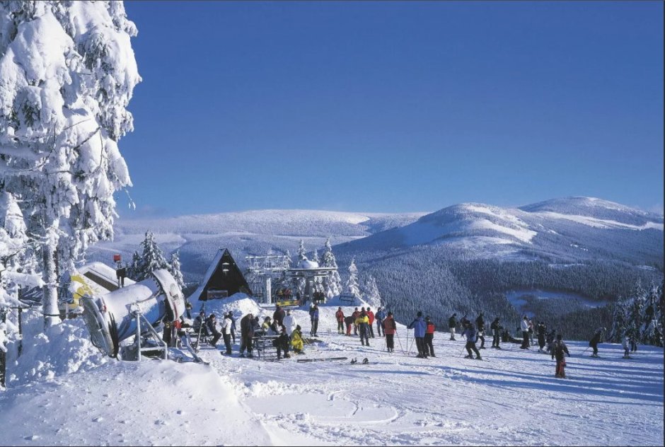 Сент Мориц горнолыжный курорт