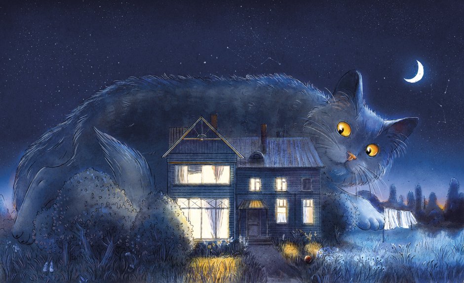 Елизавета Третьякова иллюстратор ночной кот