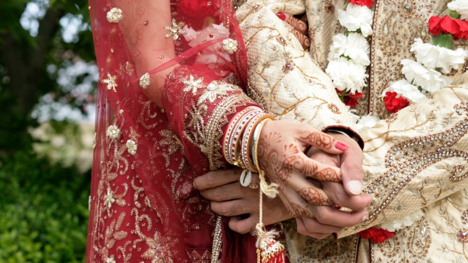 Индийская свадьба цветы