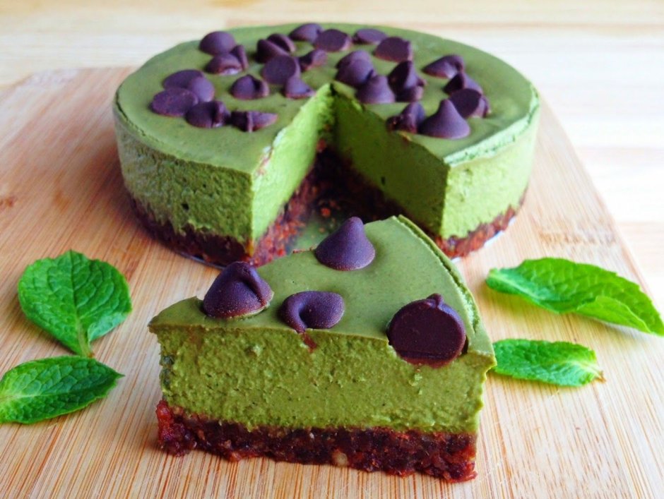 Зеленый торт