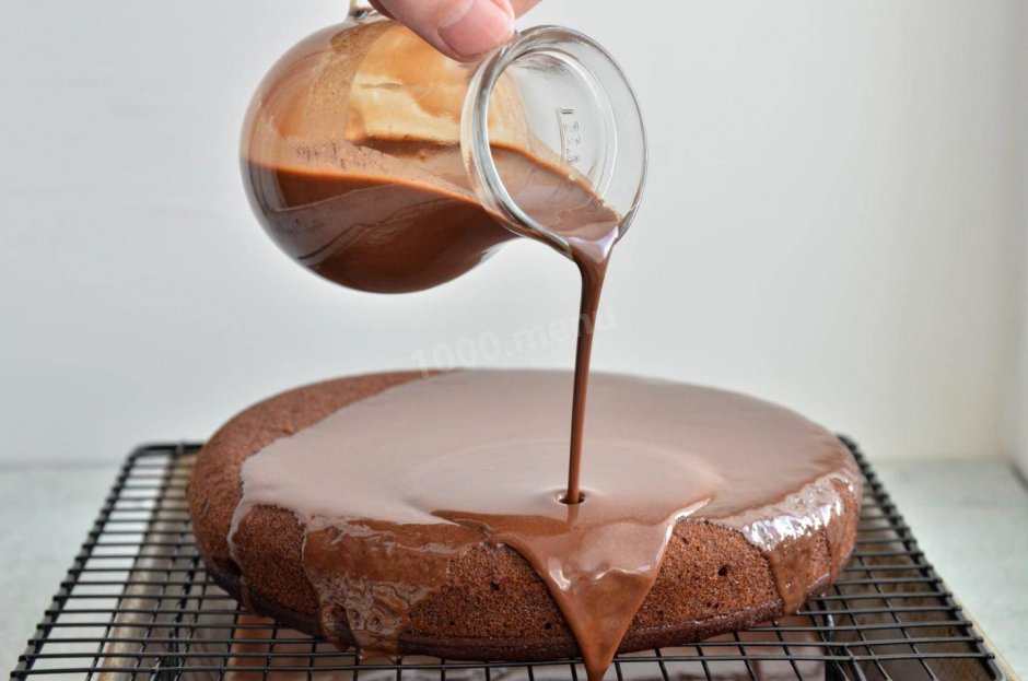 Украшение шоколадного торта
