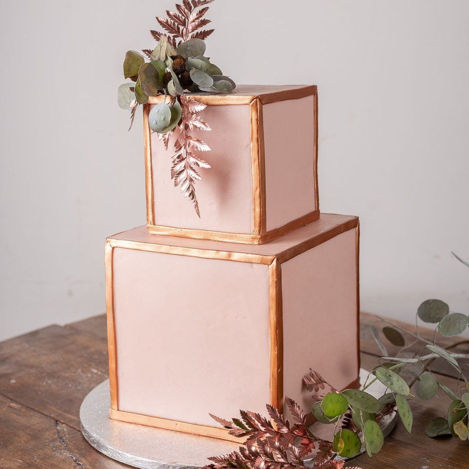 Свадебный торт с кубом