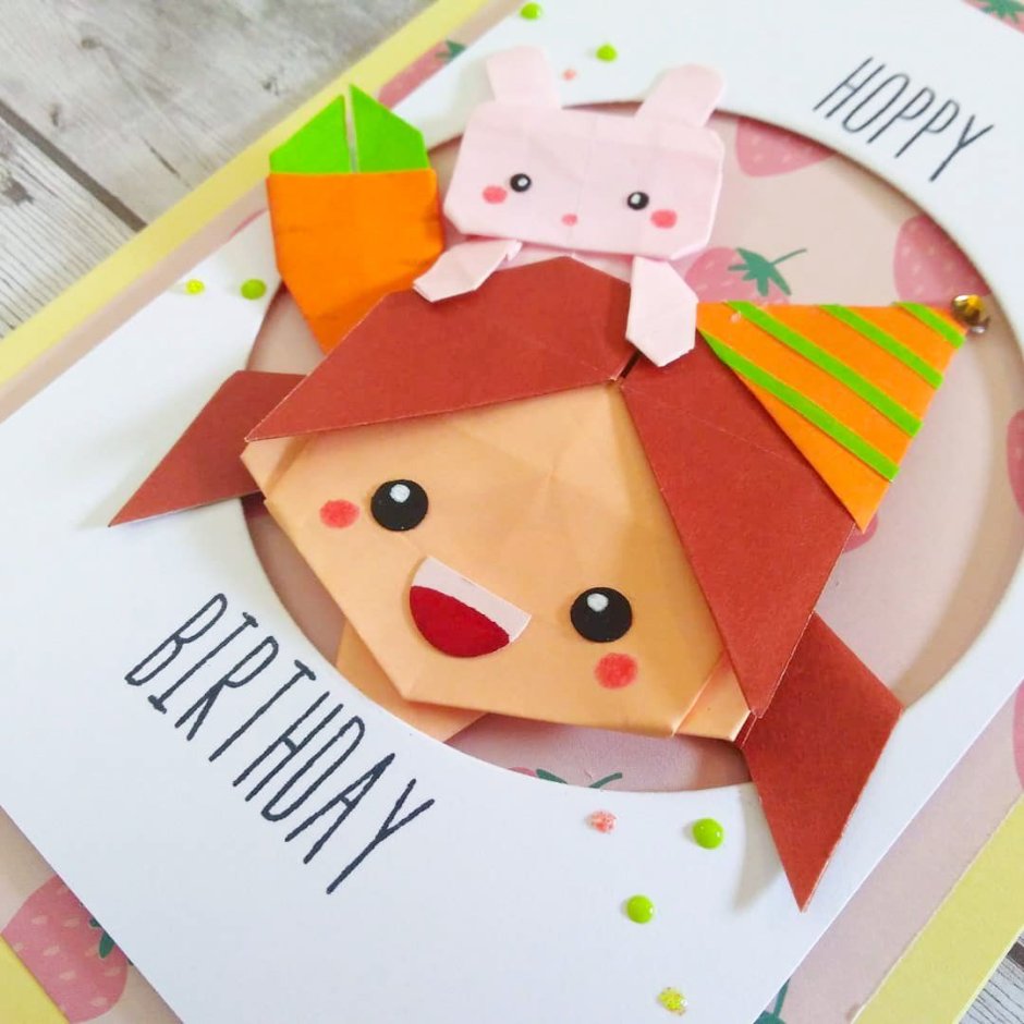 Оригами на день рождения вкусняшки