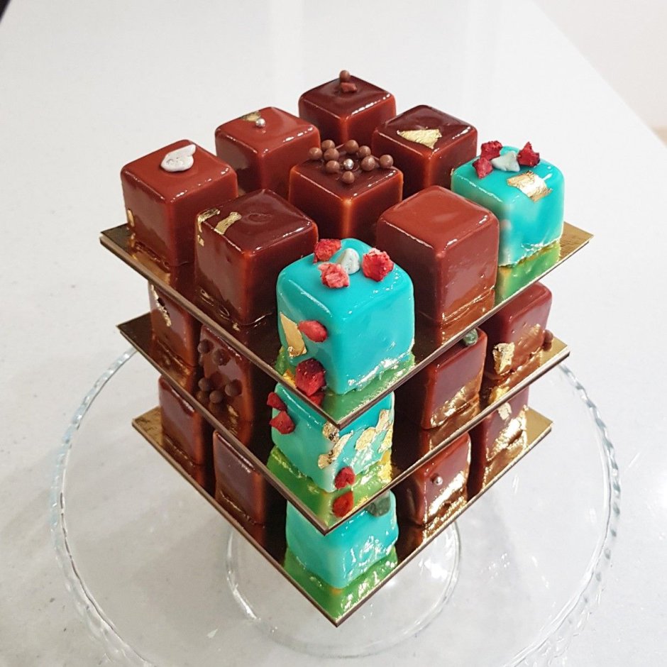 Торт кубик Рубика муссовый