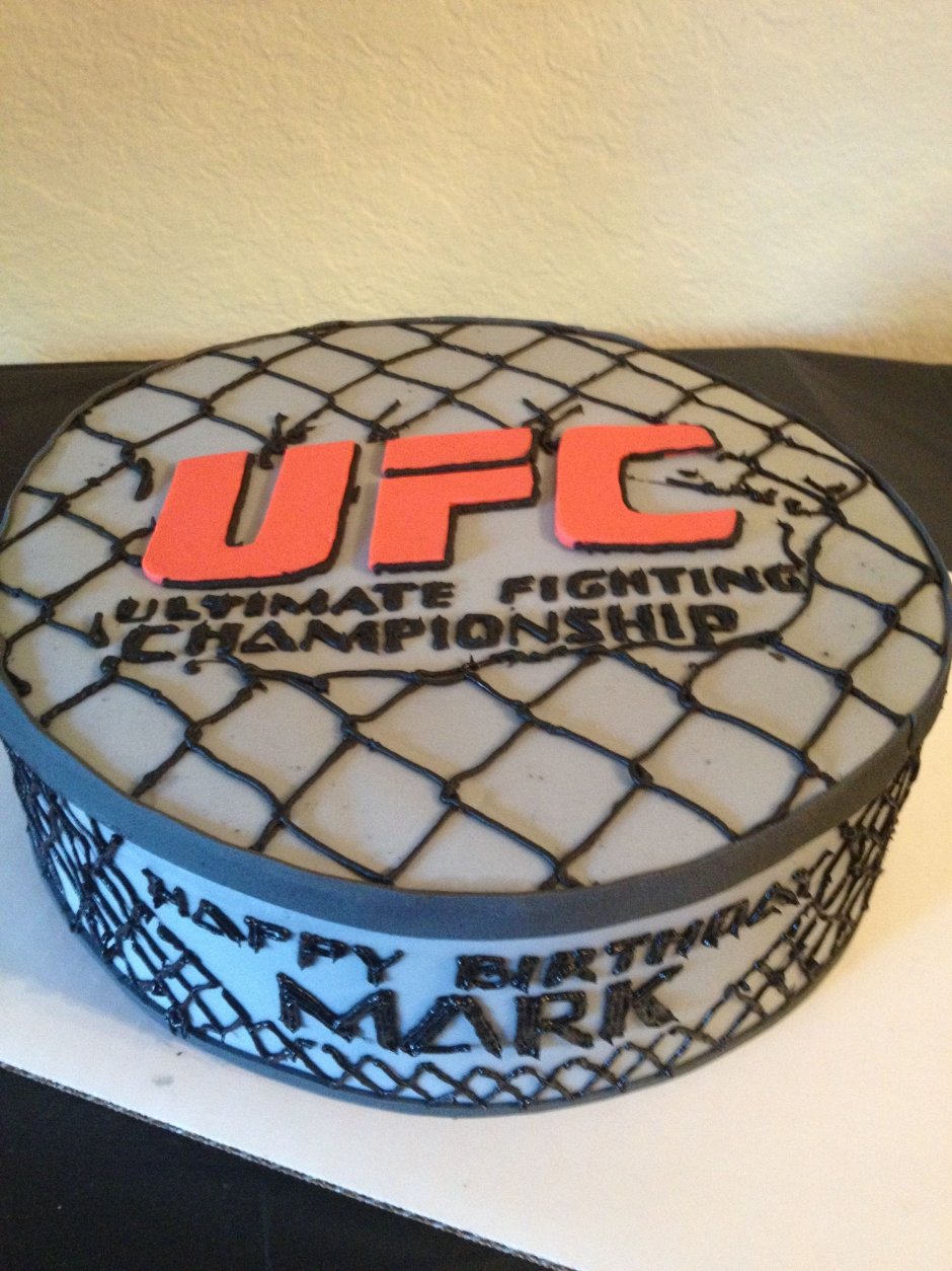 Торт для мальчиков с UFC