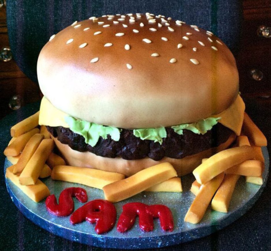 Еда гамбургер 3д модель
