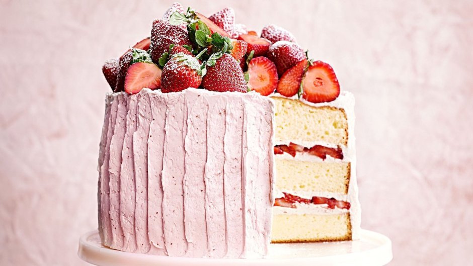 Hazel & mom's Recipes - Strawberry Cake