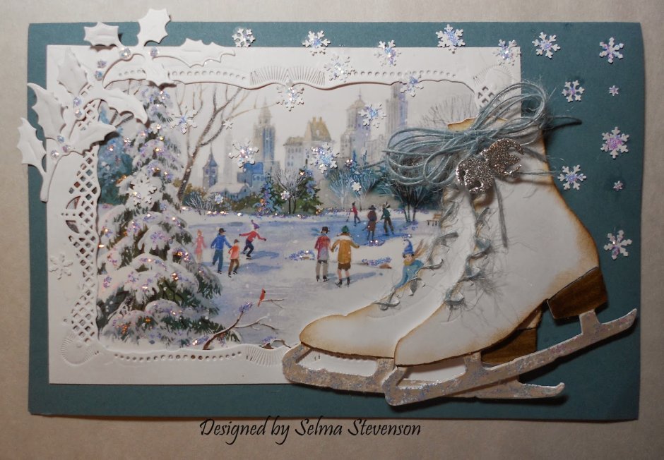 Объемные открытки с дедом Морозом