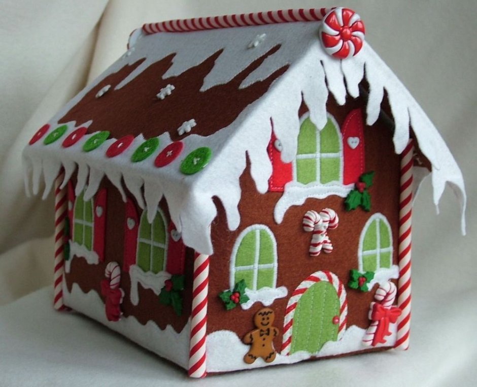 Рождественские бумажные домики