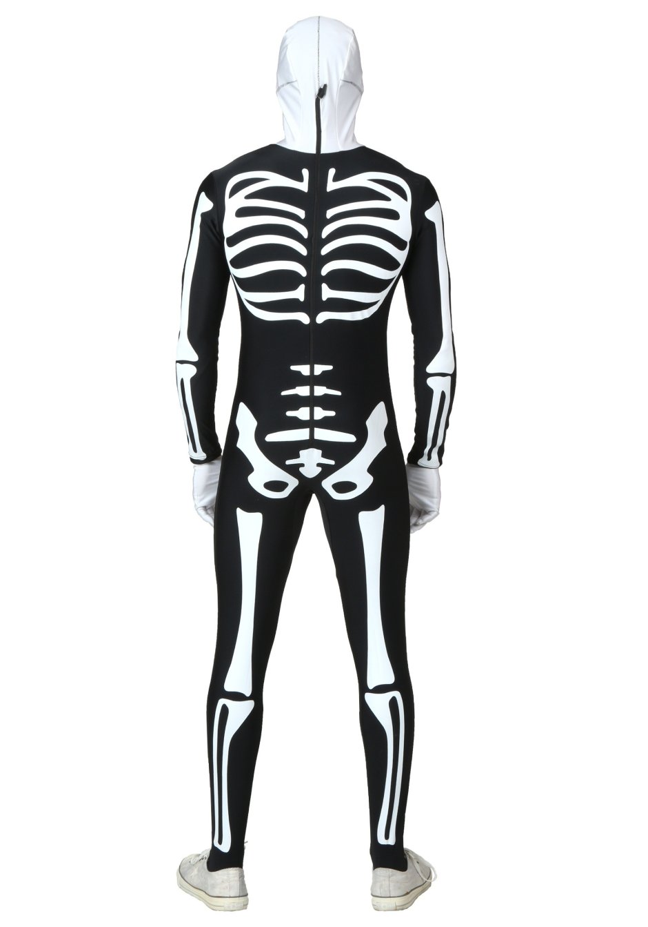 Скелет в новогоднем костюме
