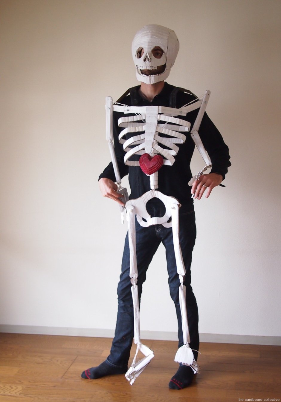 Комбинезон скелет мужской