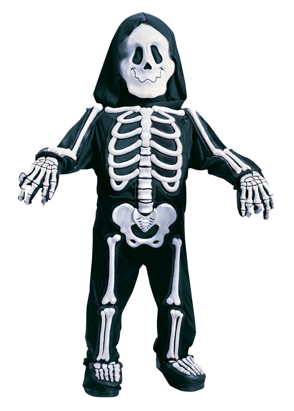 Детский костюм скелета на Хэллоуин