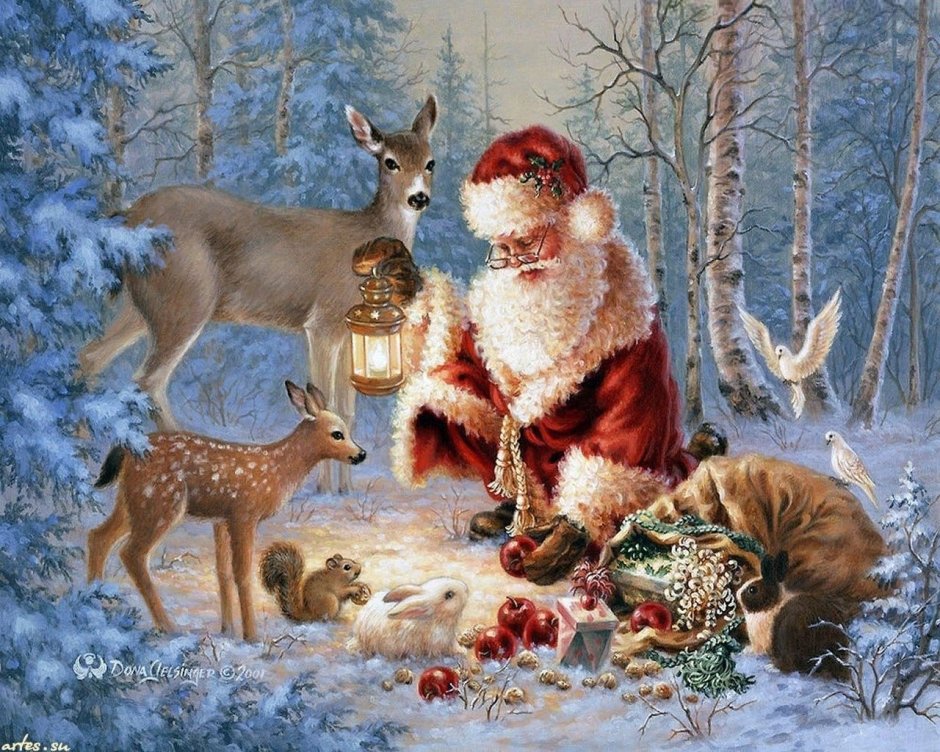 Дона Гелсингер картины Рождество