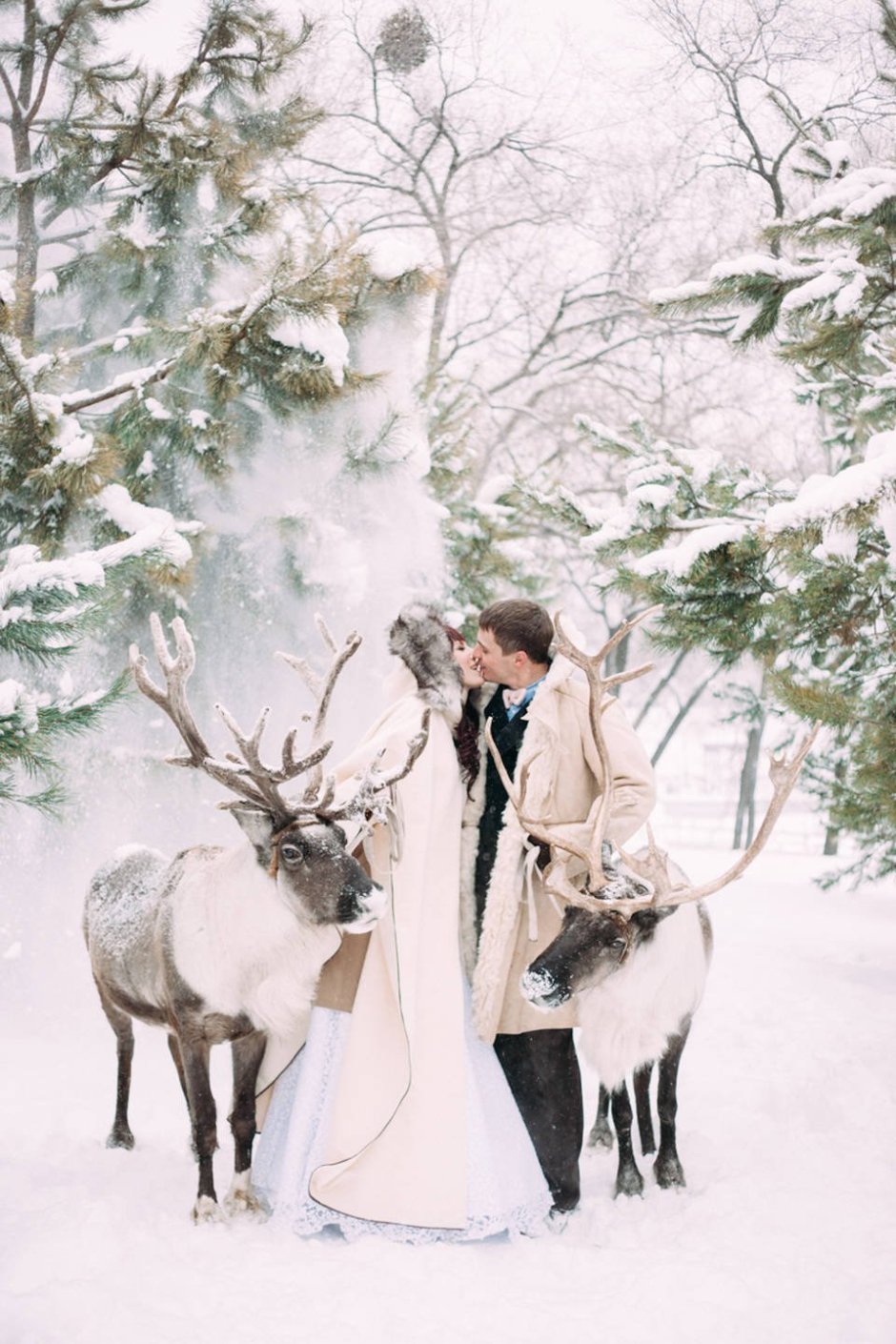 Сказочная свадьба зимой