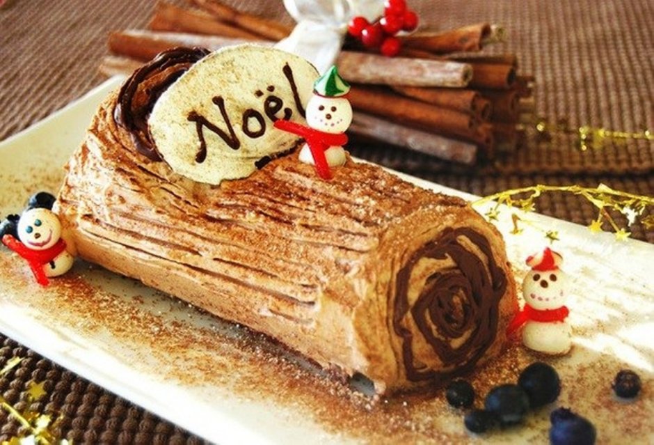 Рождественское полено Буш де Ноэль (Buche de noel)