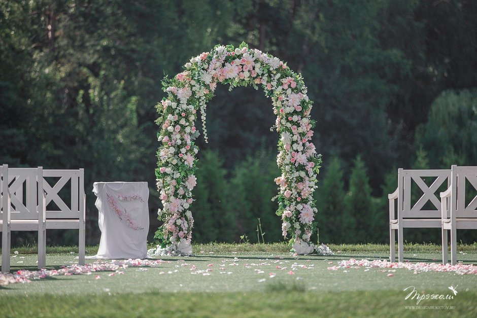 Геометрические арки на свадьбу