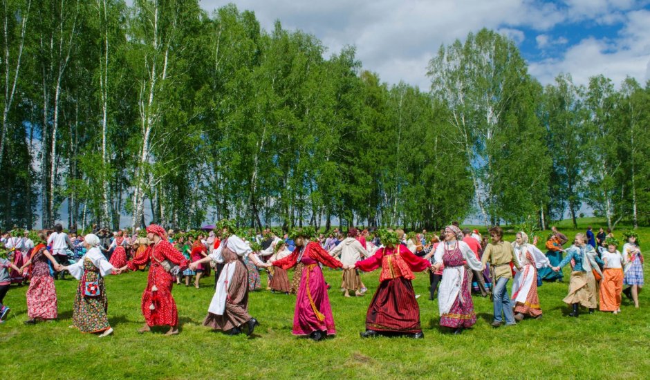 Троицкие гуляния фольклорный фестиваль