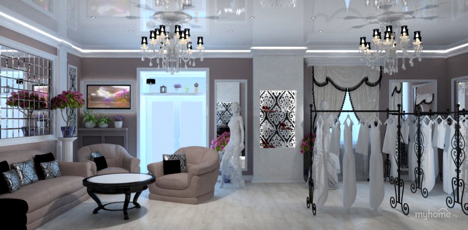 Дизайн свадебного салона красоты 2021