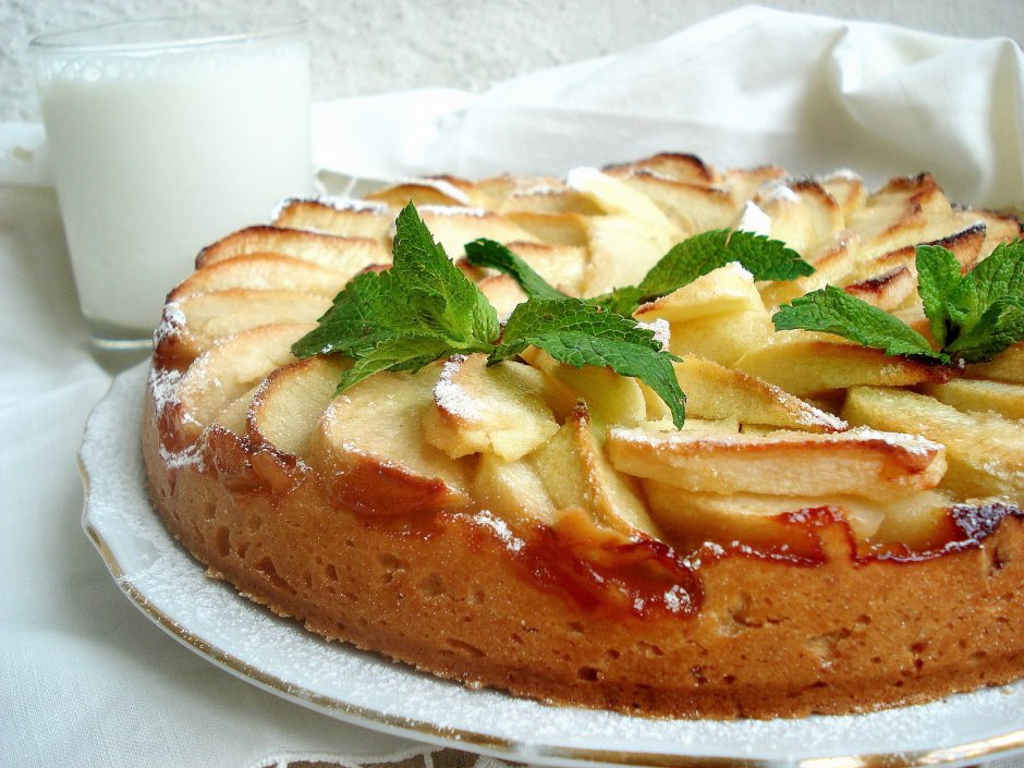 Лионский яблочный пирог
