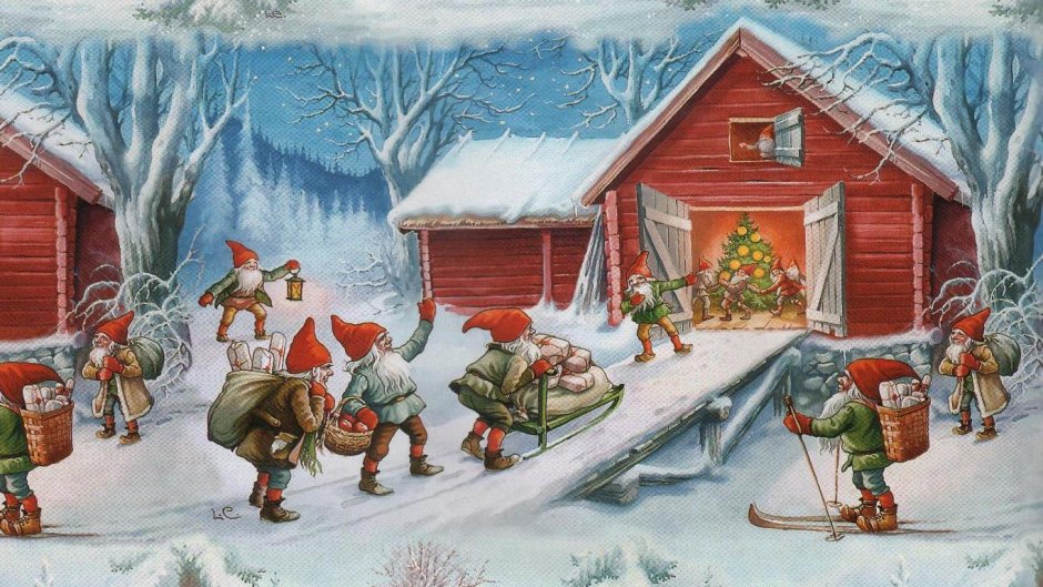 Сказочные помощники Деда Мороза