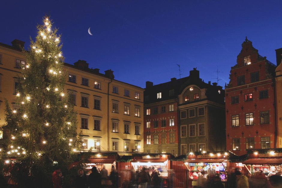 Старый город Рождество Стокгольм