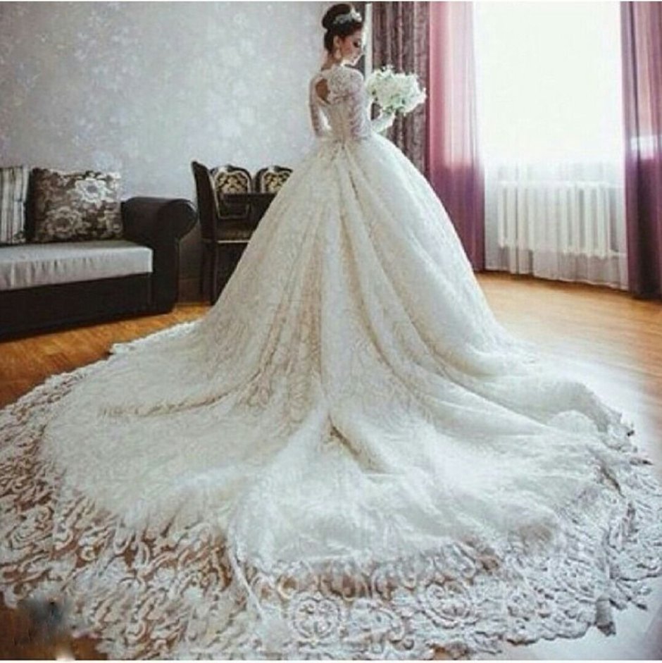 Свадебные платья пышные