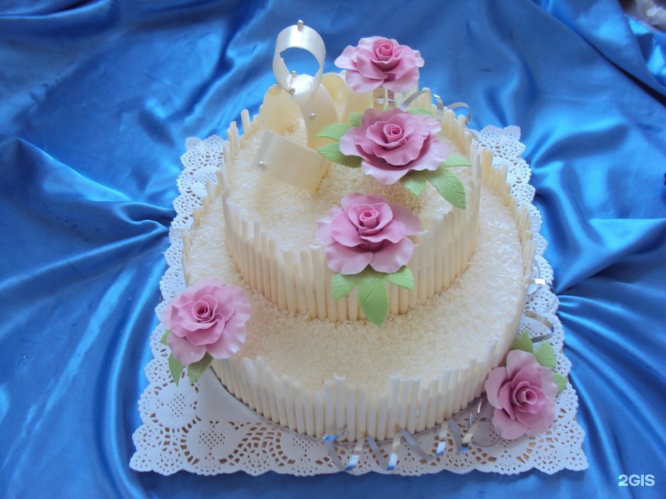 Свадебный торт с хлебозавода