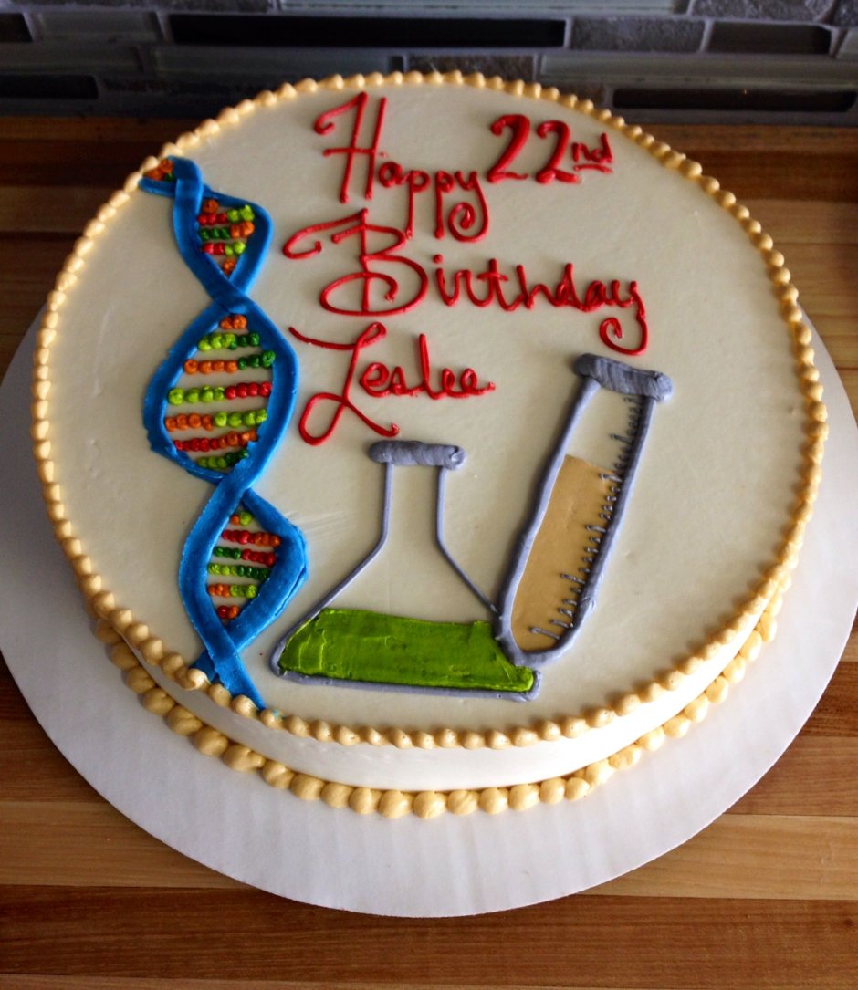 Торт для биолога на день рождения