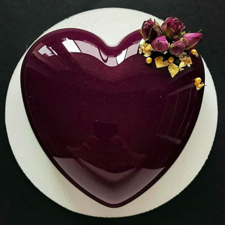 Муссовый торт сердце