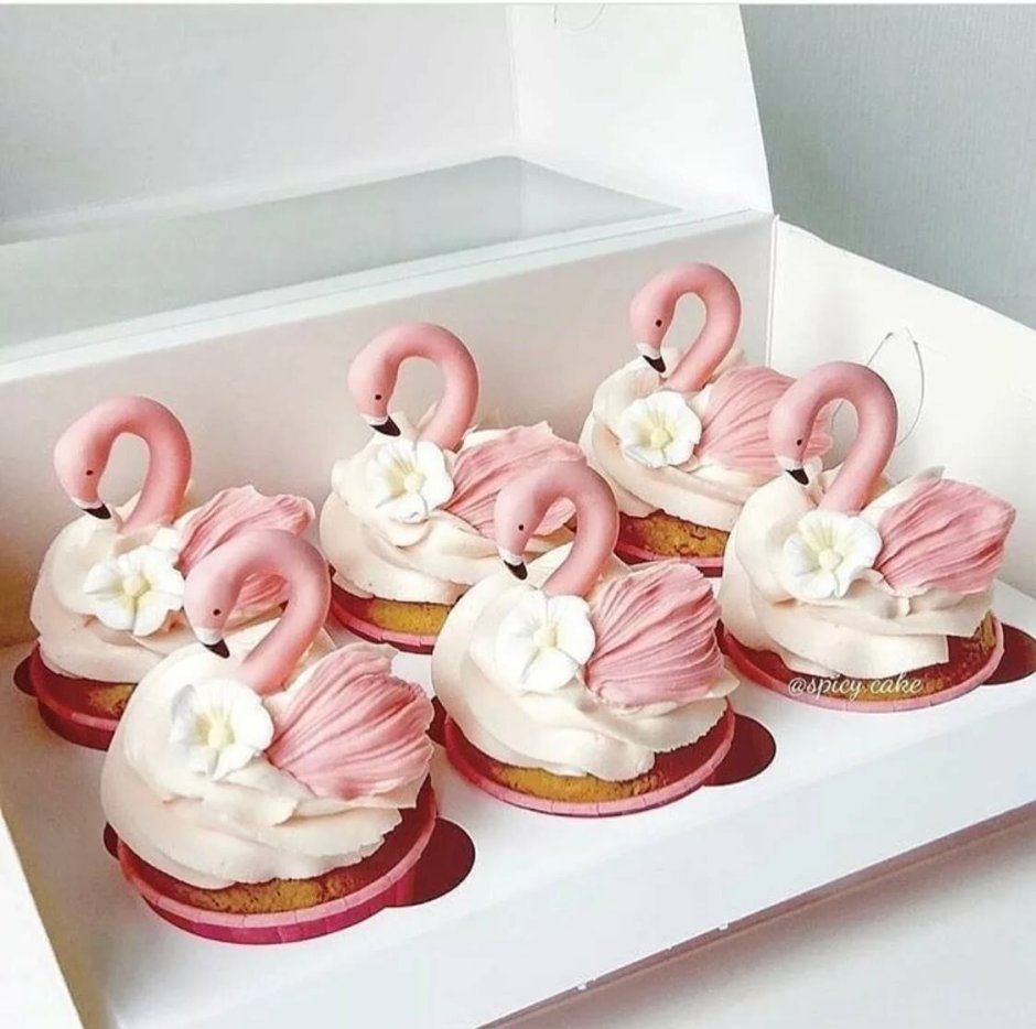 Торт с Фламинго для девочки