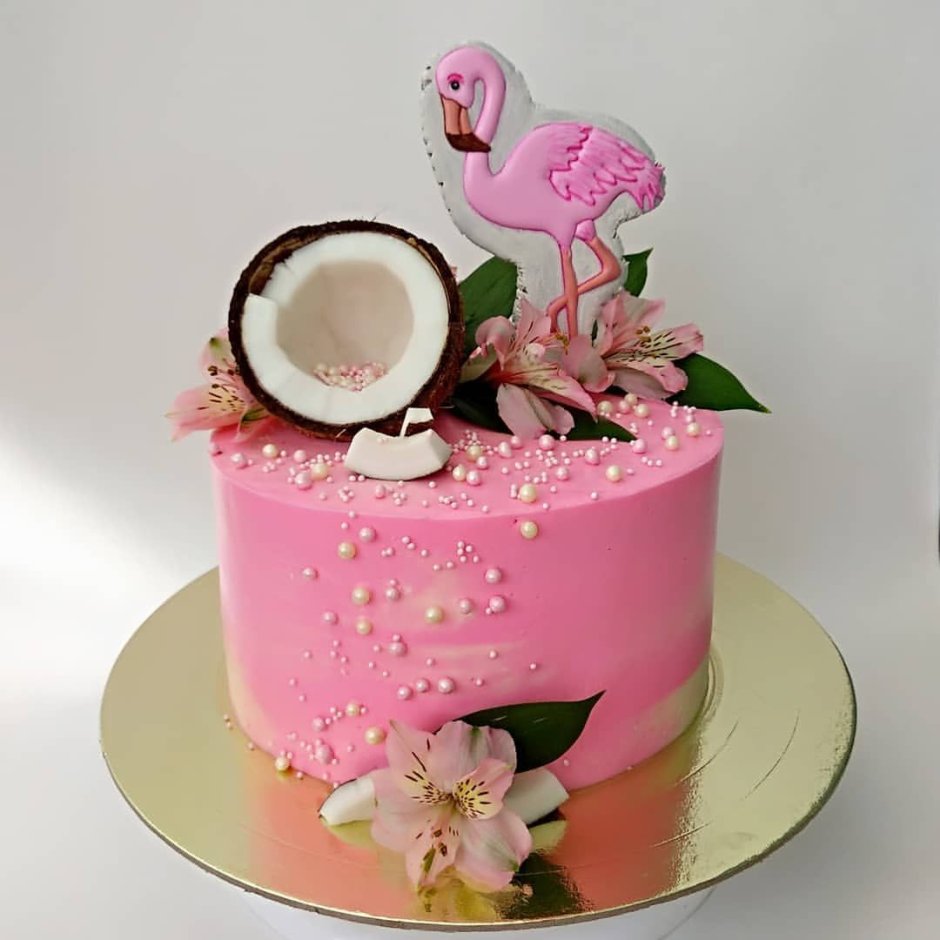Торт с Фламинго для ребенка