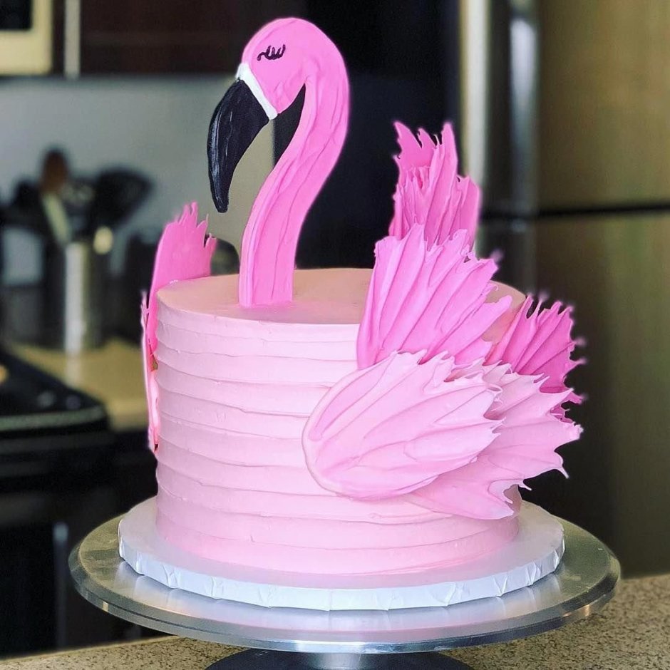 Торт с Фламинго для девочки