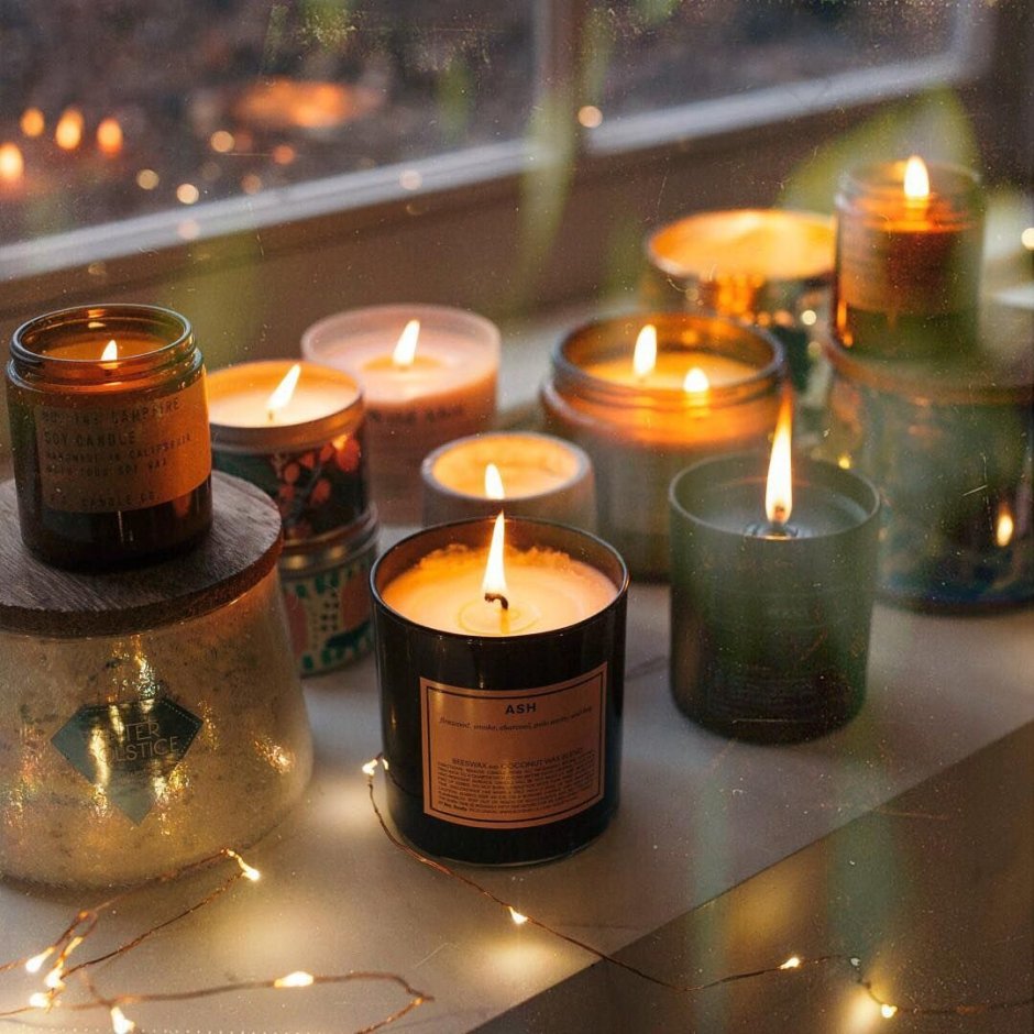 Декоративные ароматические свечи