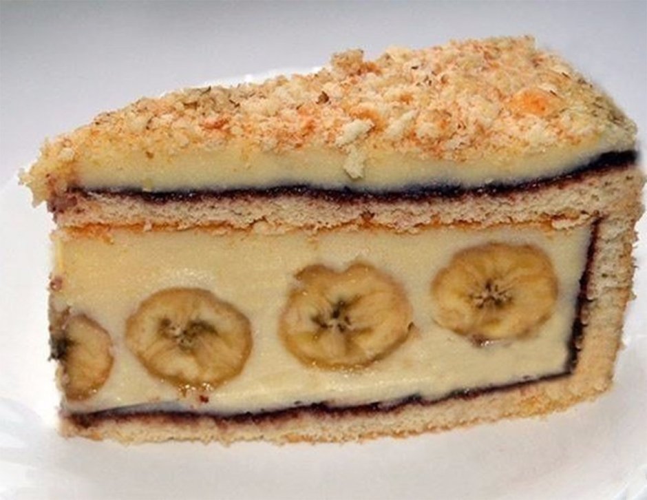Банановый тортик