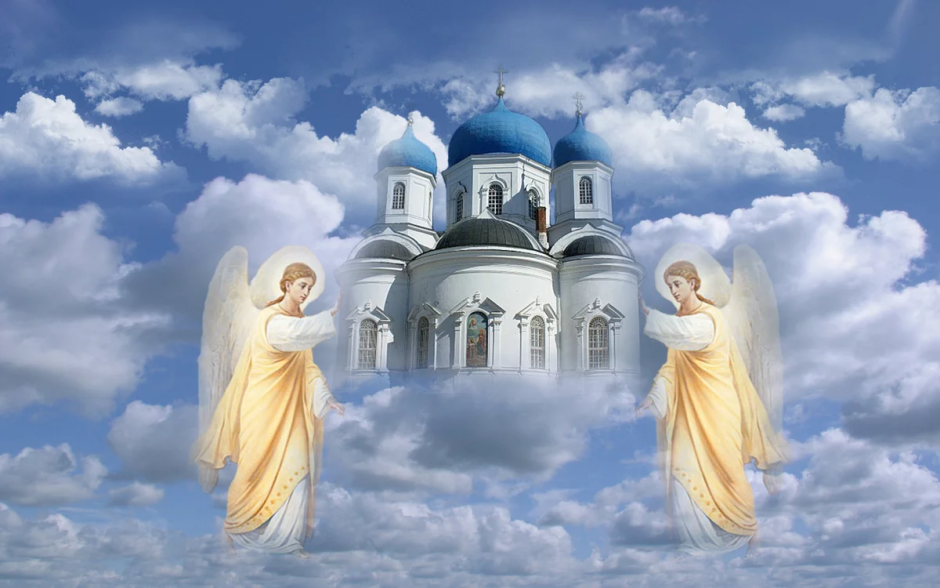 Христос воскрес Церковь ангел