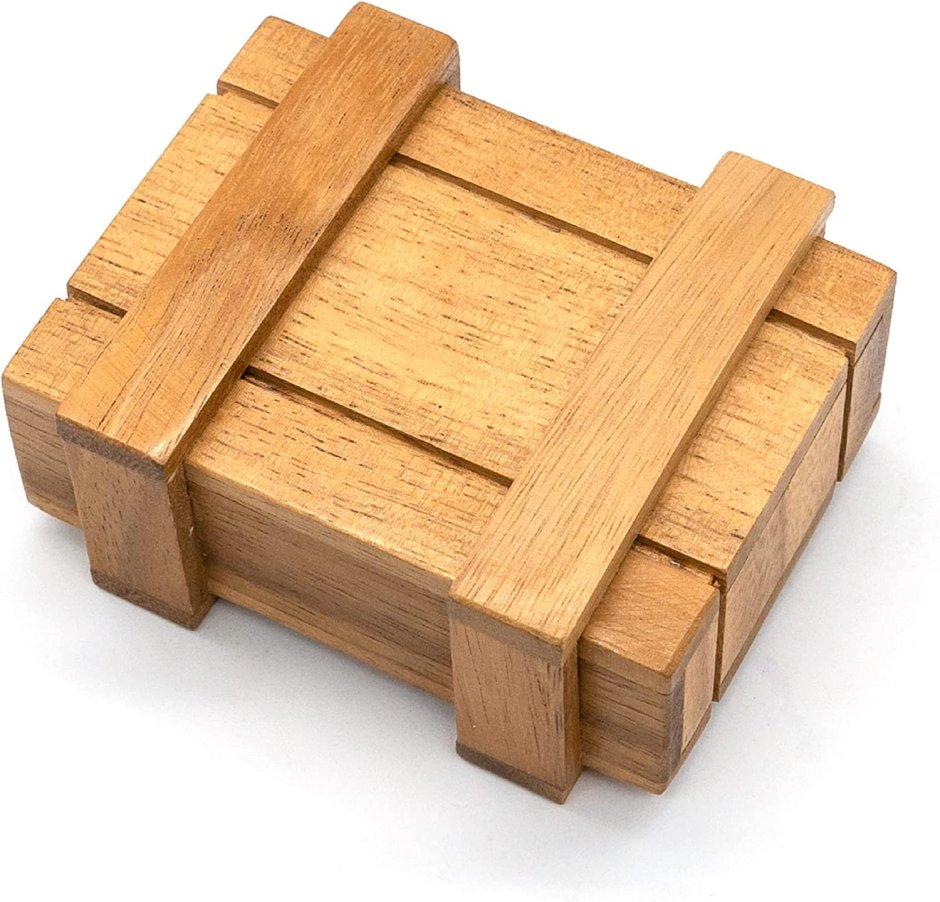 Деревянная коробка головоломка