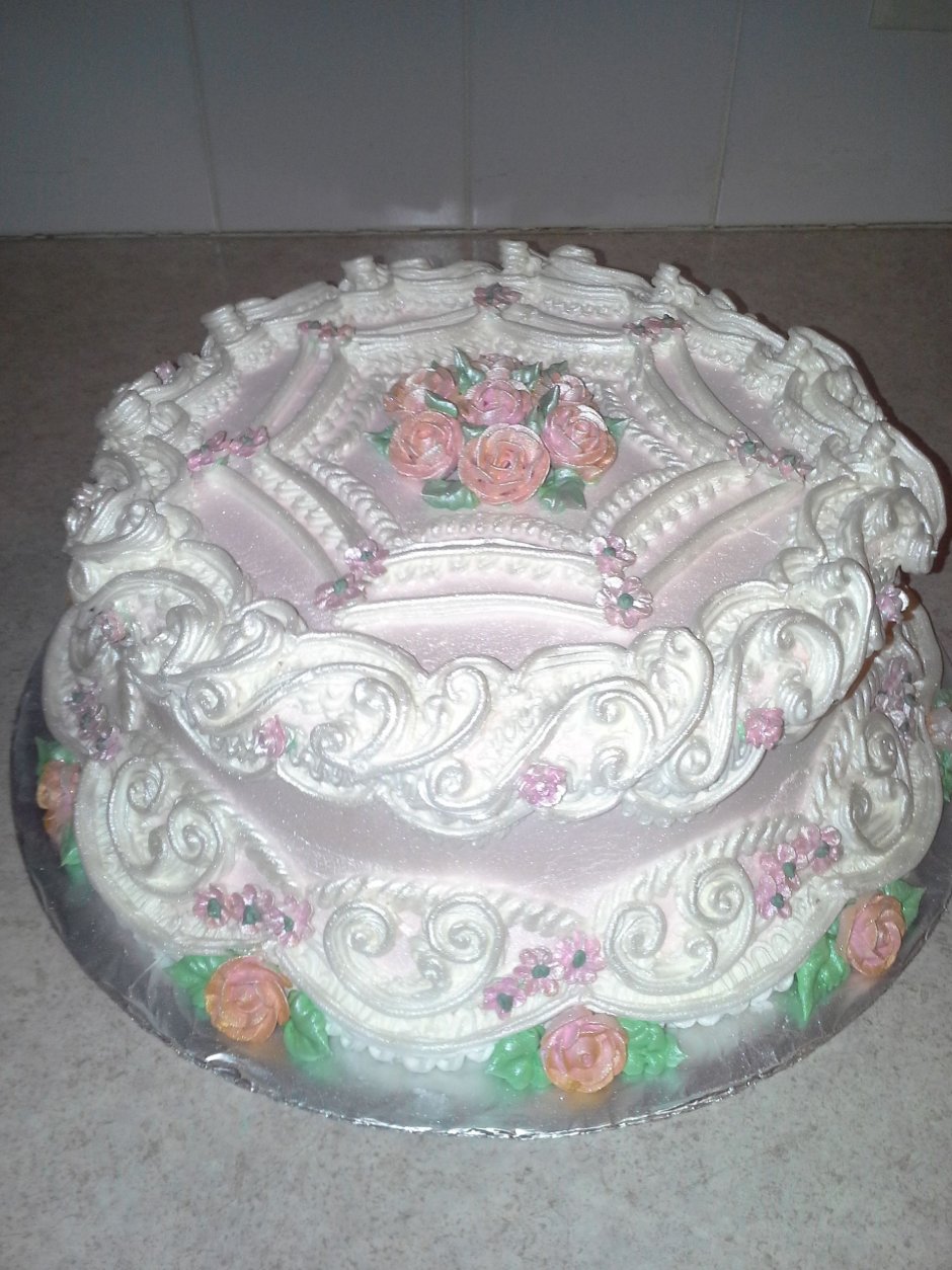 Свадебный торт в стиле Ламбет