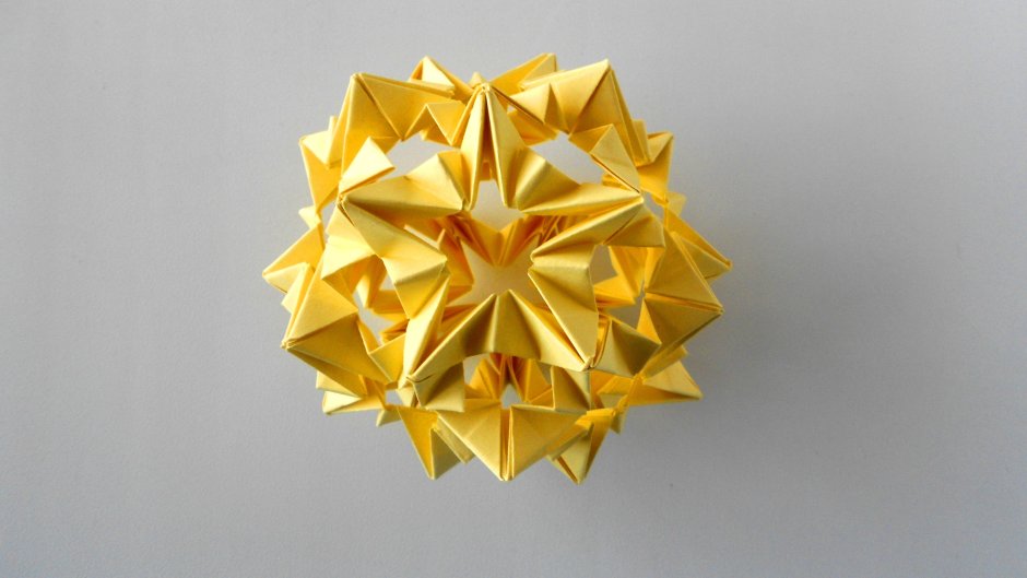 Рождественский венок оригами схема