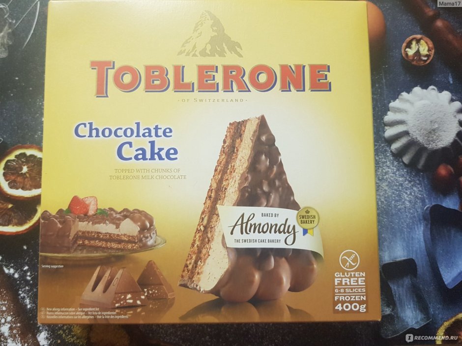 Торт замороженный шведский Almondy