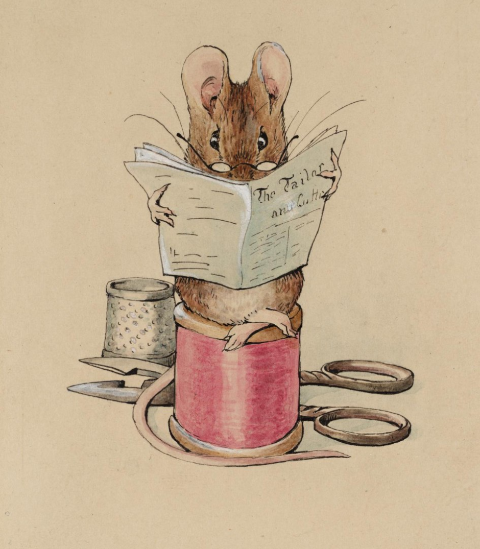 Иллюстрации Беатрикс Поттер мышонок