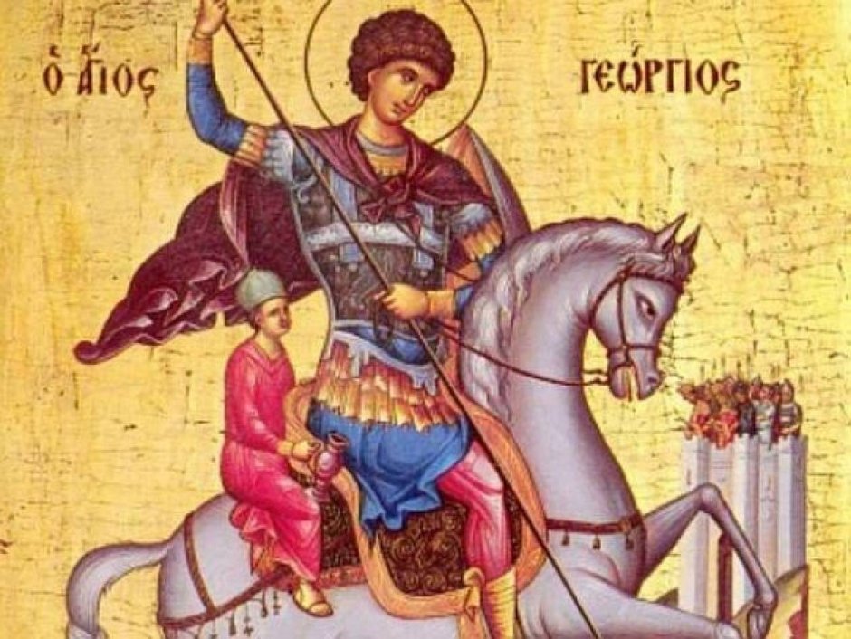 Георгий Победоносец Грузинская икона