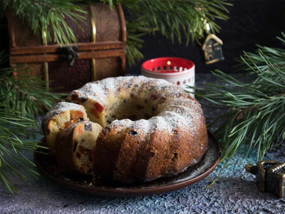 Рождественский кекс Stollen