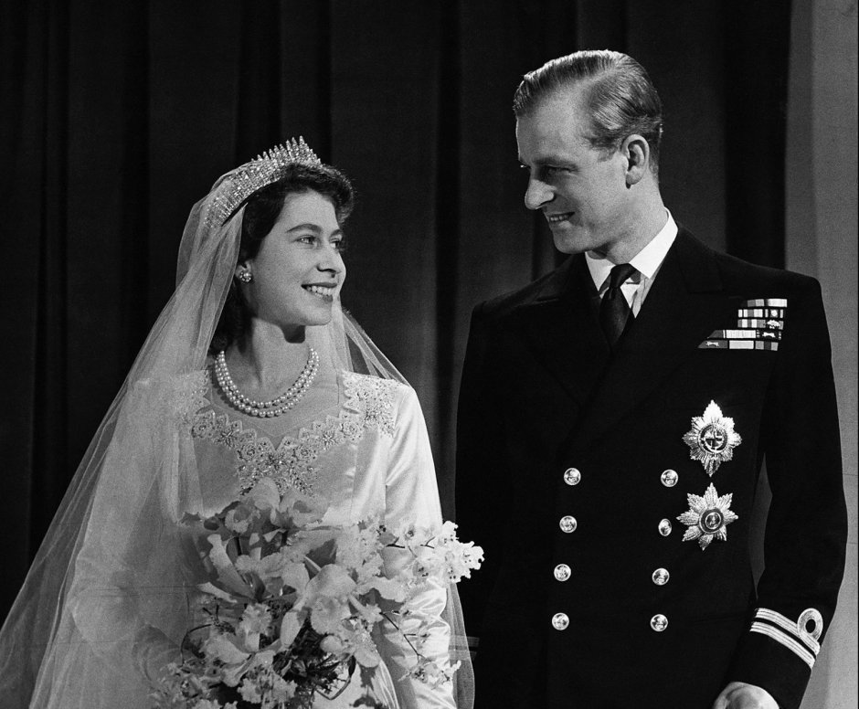 Елизавета 2 и принц Филипп в молодости