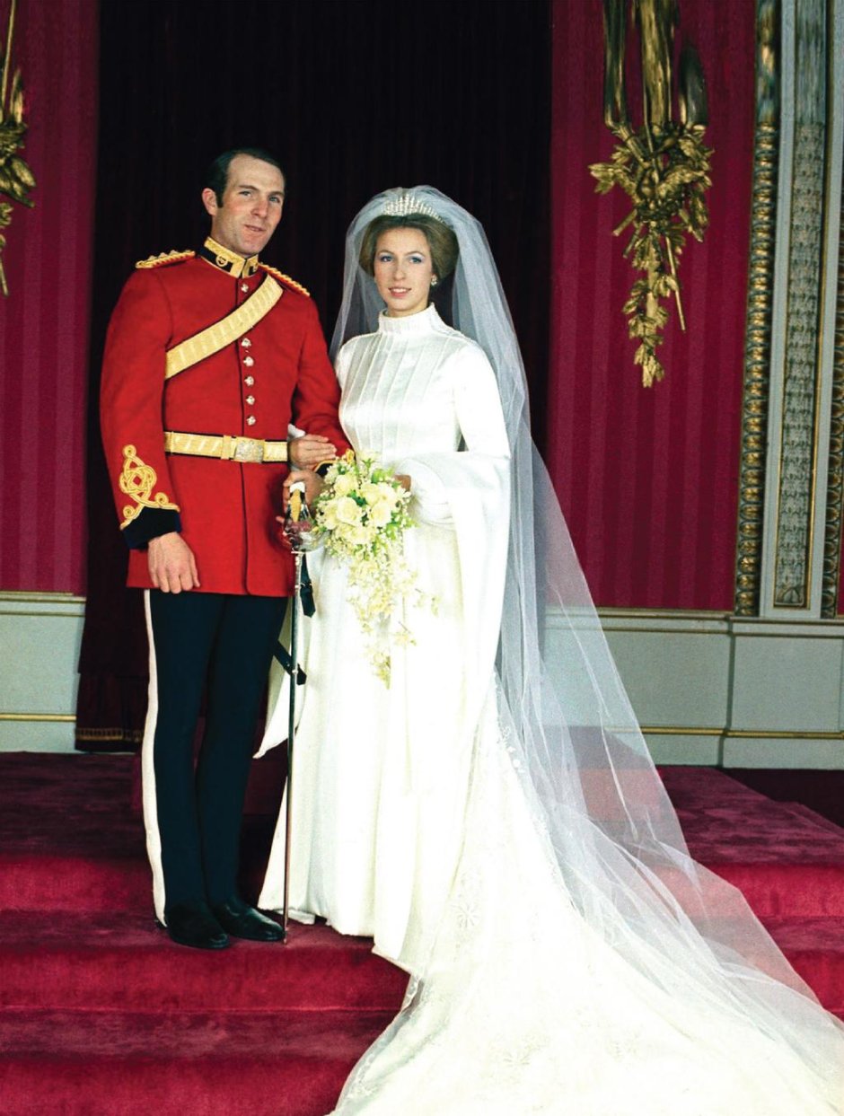 Принцесса Анна и Марк Филлипс свадьба