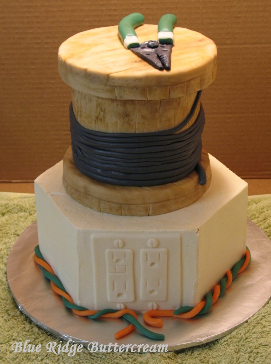 Торт для электрика с днем рождения