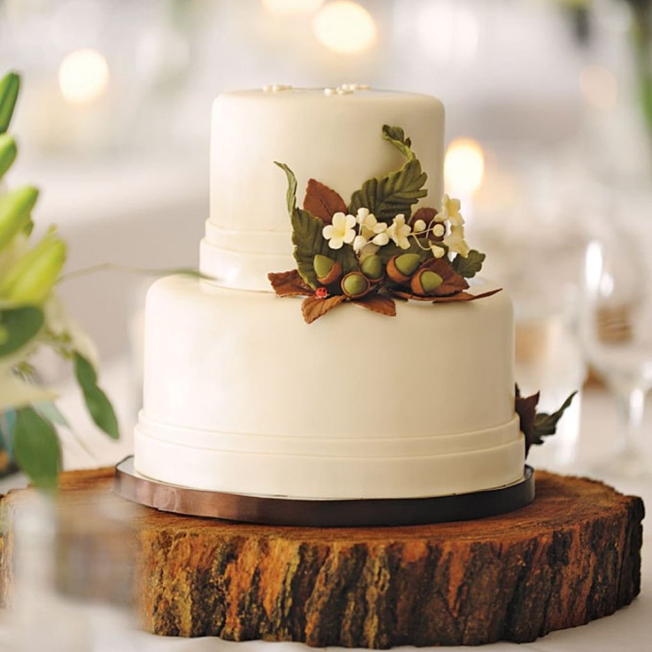 Свадебный торт в стиле бохо