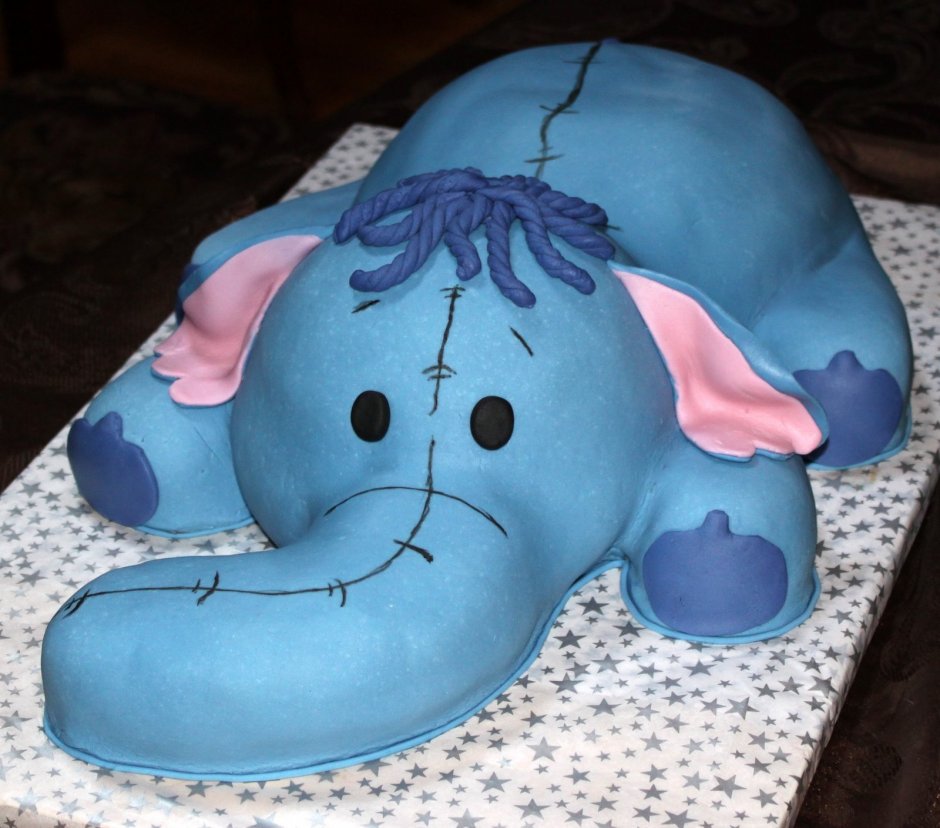 Торты для девочек в виде слоника