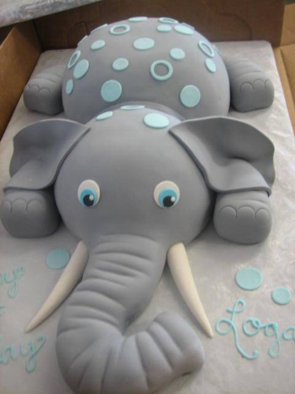 Торт в виде слона