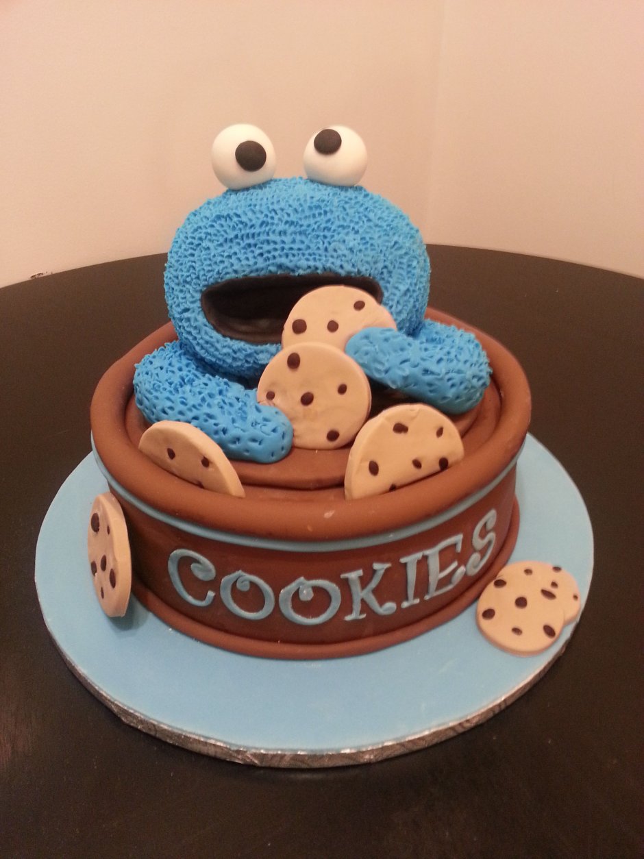 Торт cookie Monster