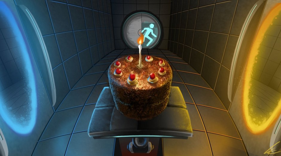 Portal 2 Cake